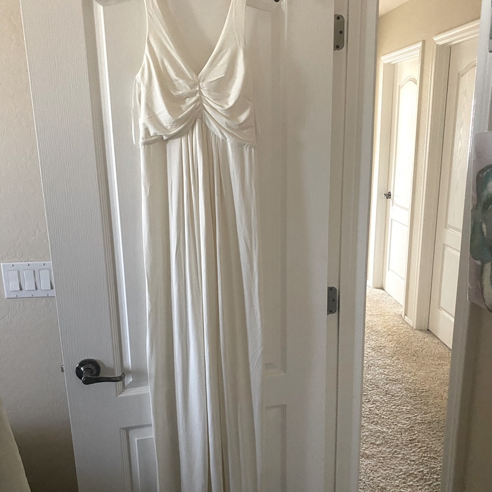 Lovely Tart Ivory Maxi Dress